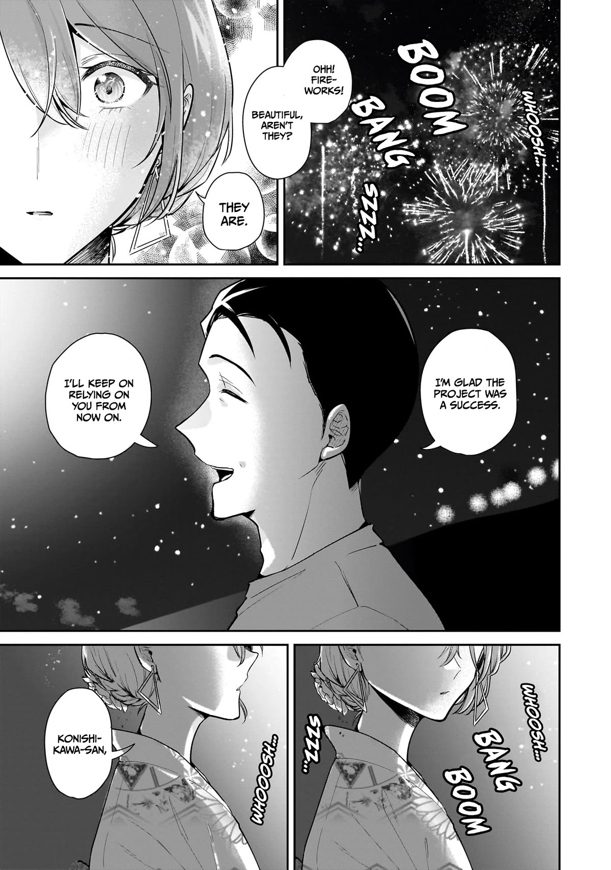 Misato-san is a Bit Cold Towards Her Boss Who Pampers chapter 8 page 19