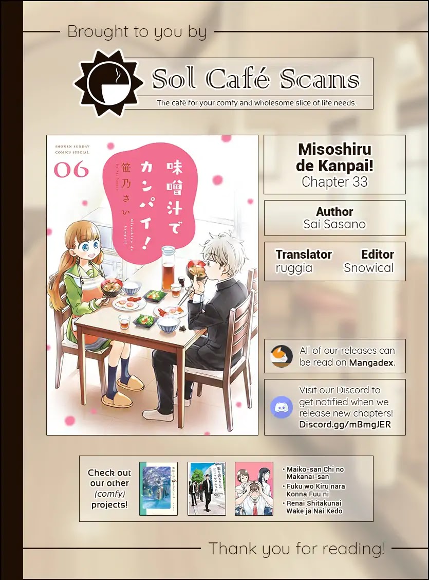 Misoshiru de Kanpai! chapter 33 page 33