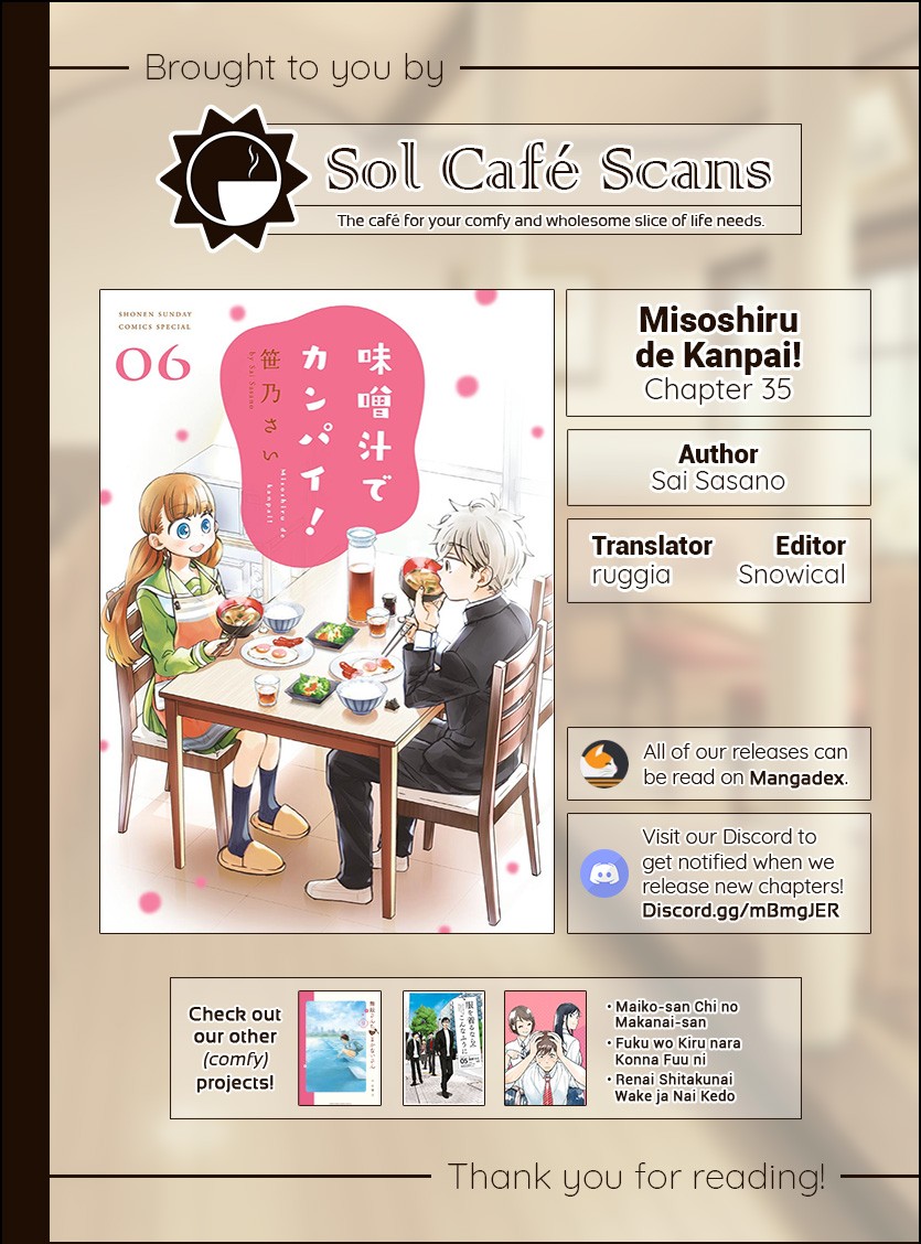 Misoshiru de Kanpai! chapter 35 page 35