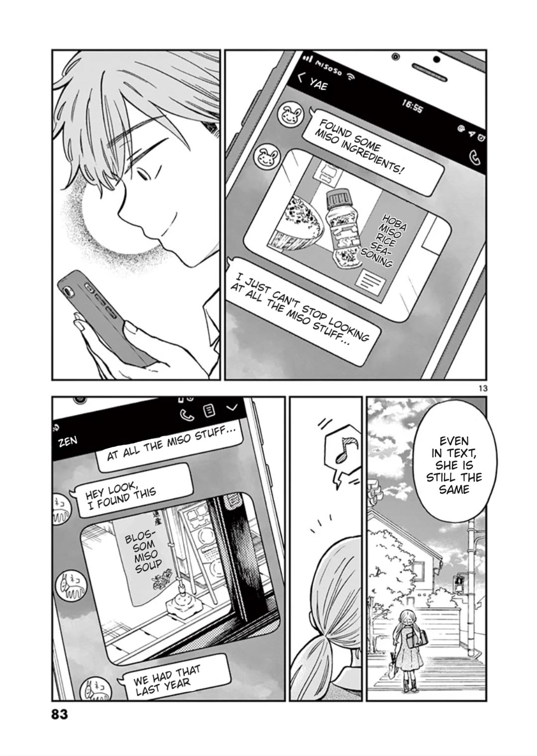 Misoshiru de Kanpai! chapter 56 page 13