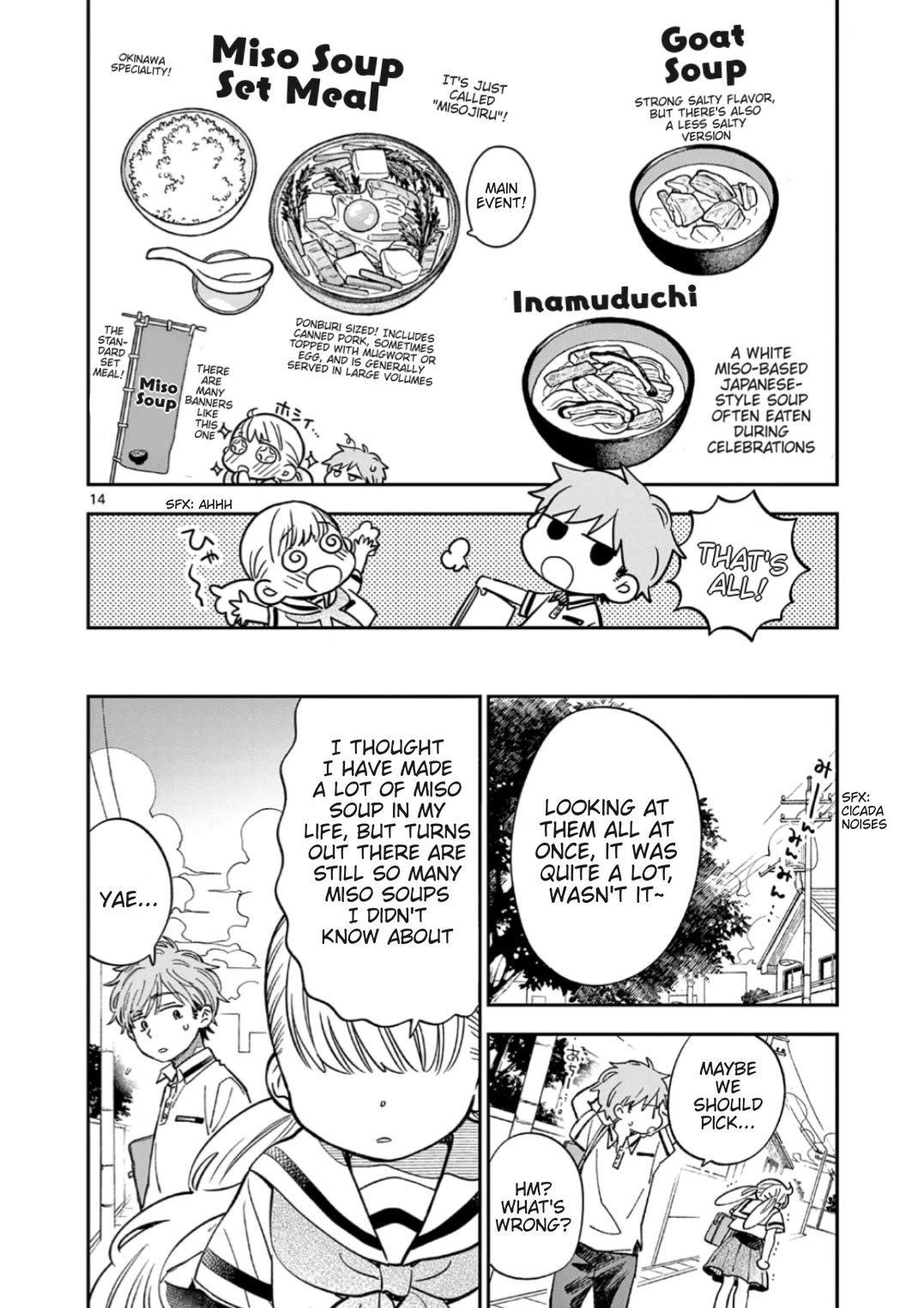 Misoshiru de Kanpai! chapter 61 page 14