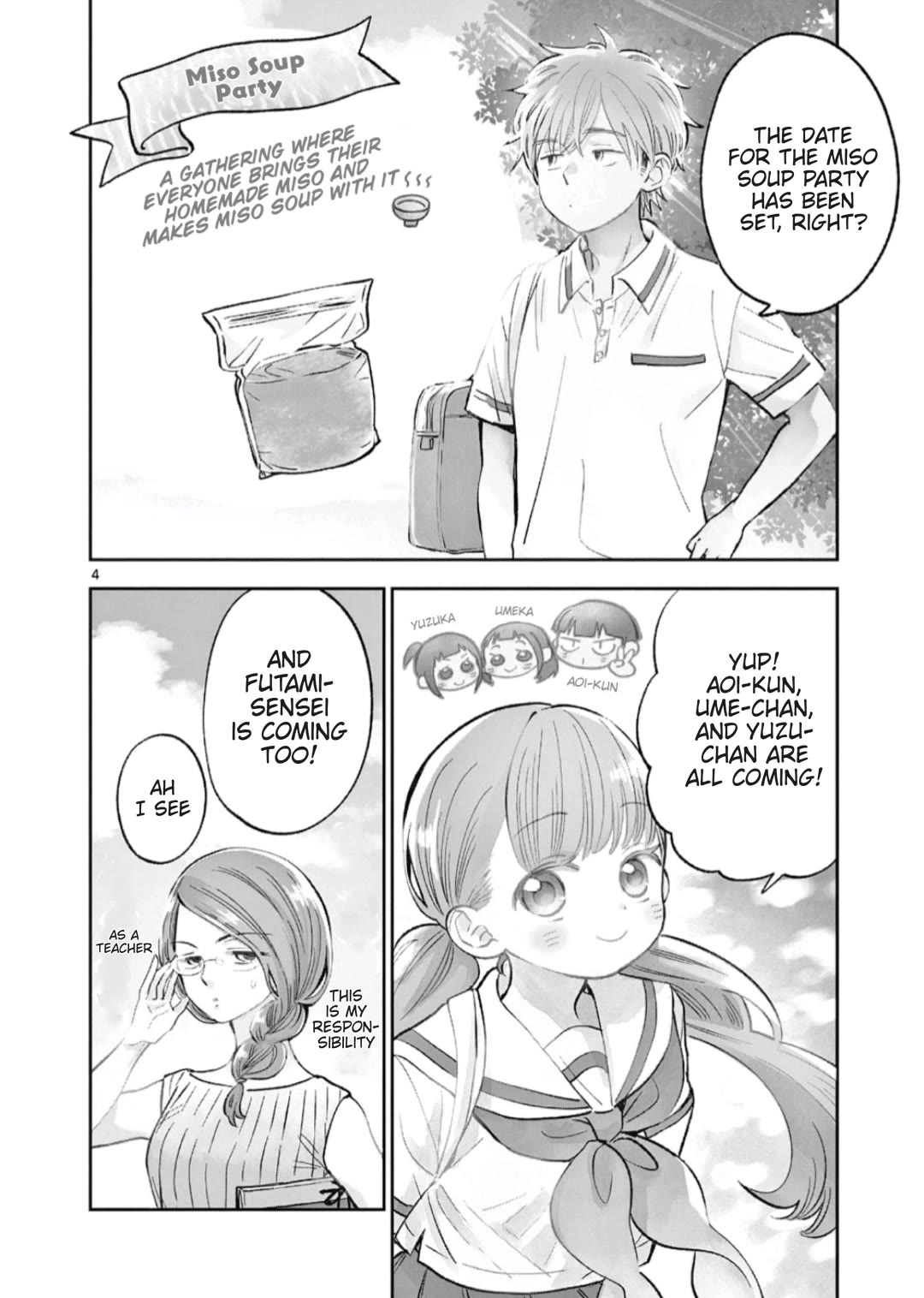 Misoshiru de Kanpai! chapter 61 page 4