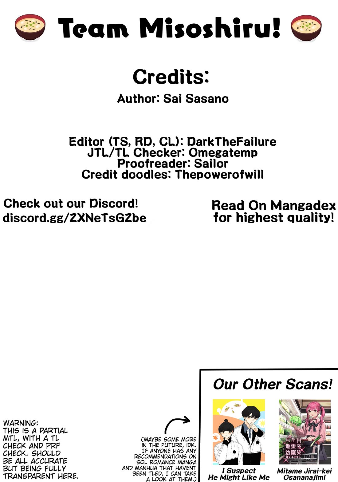 Misoshiru de Kanpai! chapter 84.5 page 12