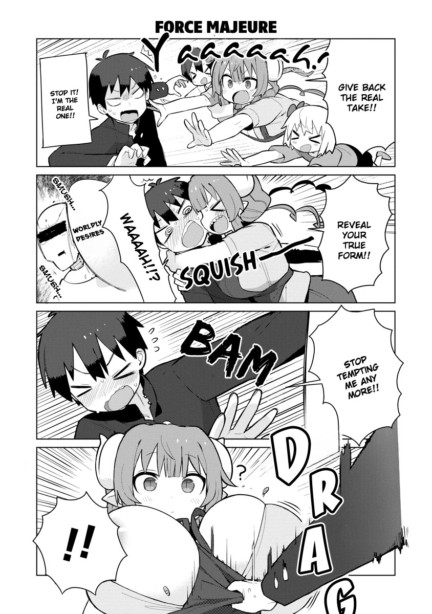 Miss Kobayashi's Dragon Maid: Ilulu Doesn't Understand Love chapter 1 page 12