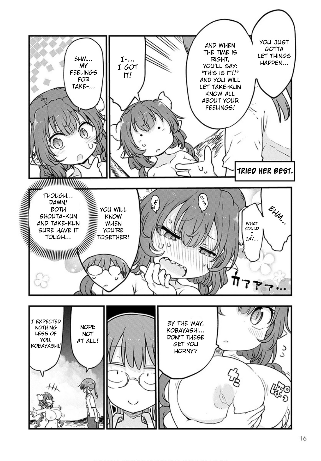 Miss Kobayashi's Dragon Maid: Ilulu Doesn't Understand Love chapter 100 page 12