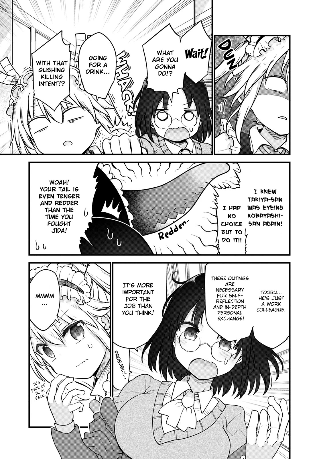 Miss Kobayashi's Dragon Maid: Ilulu Doesn't Understand Love chapter 119 page 3