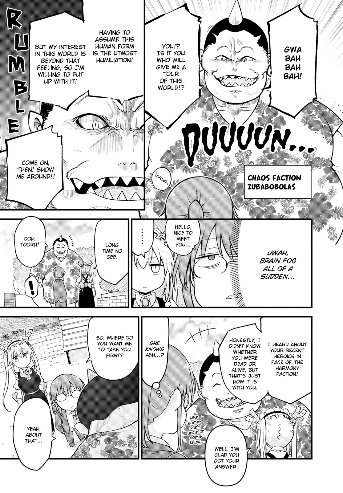 Miss Kobayashi's Dragon Maid: Ilulu Doesn't Understand Love chapter 128 page 3