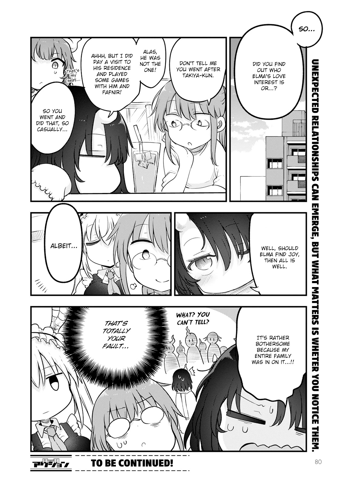 Miss Kobayashi's Dragon Maid: Ilulu Doesn't Understand Love chapter 133 page 14