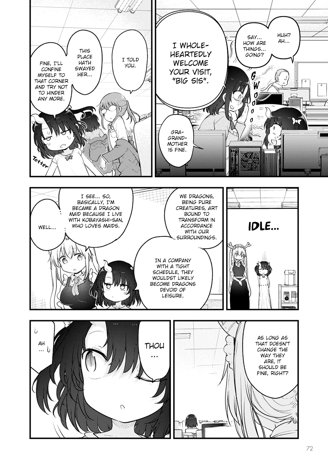 Miss Kobayashi's Dragon Maid: Ilulu Doesn't Understand Love chapter 133 page 6