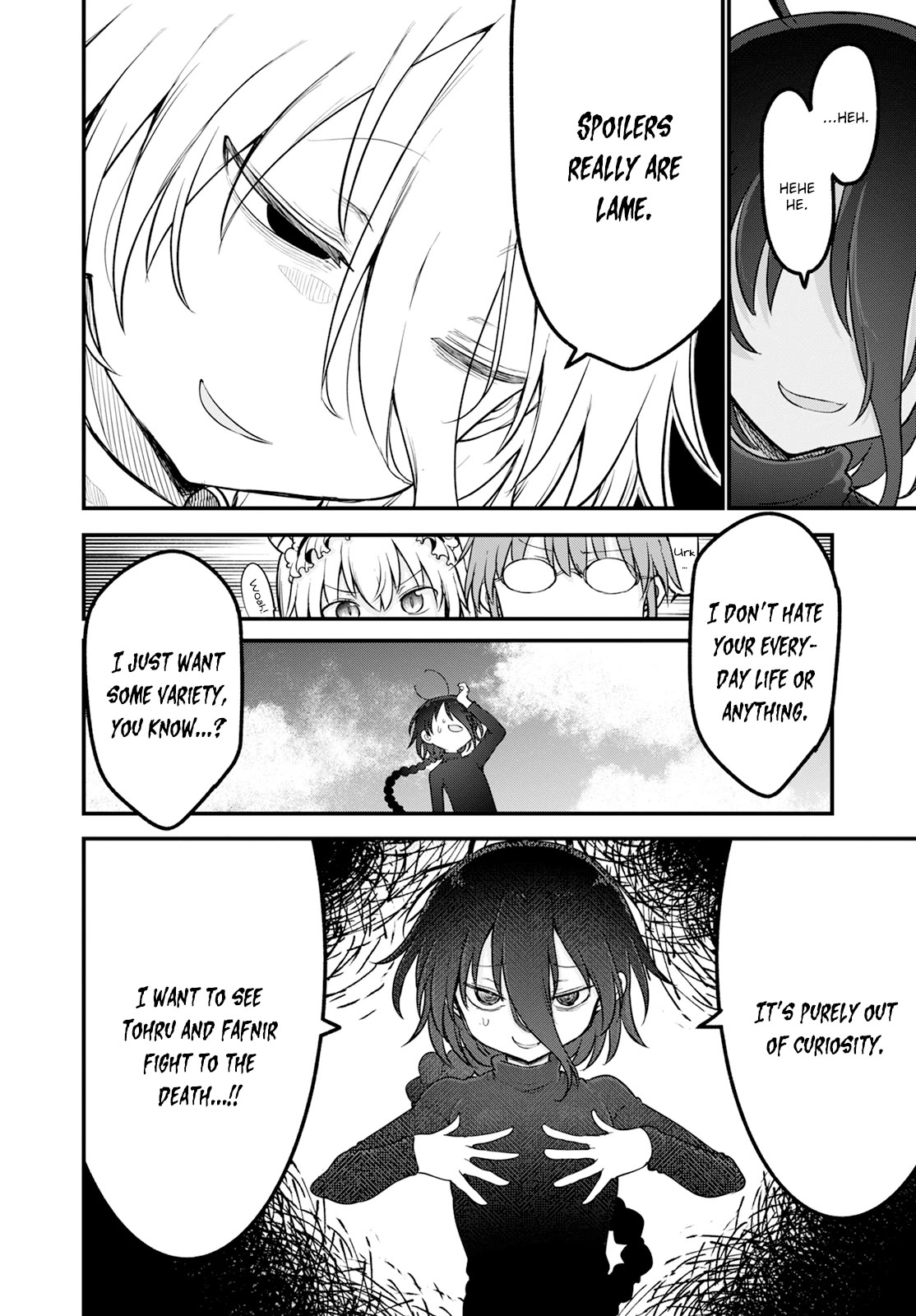 Miss Kobayashi's Dragon Maid: Ilulu Doesn't Understand Love chapter 141 page 10