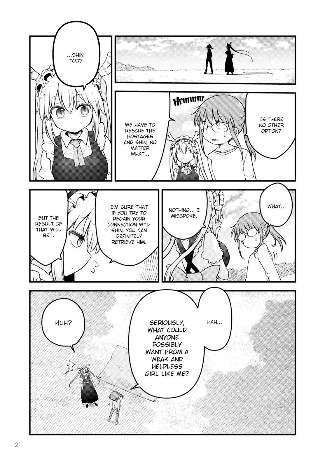 Miss Kobayashi's Dragon Maid: Ilulu Doesn't Understand Love chapter 141 page 15