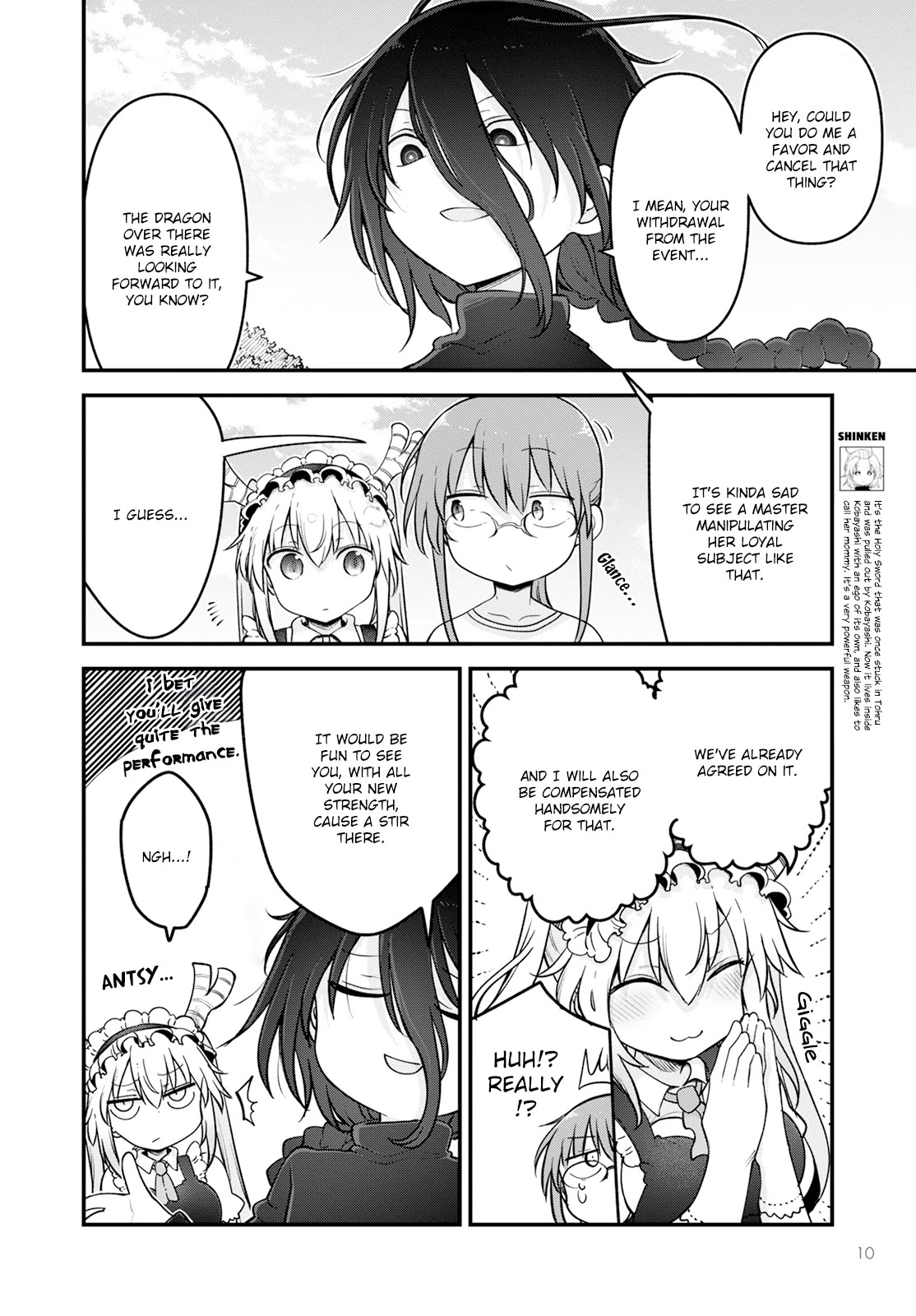 Miss Kobayashi's Dragon Maid: Ilulu Doesn't Understand Love chapter 141 page 4