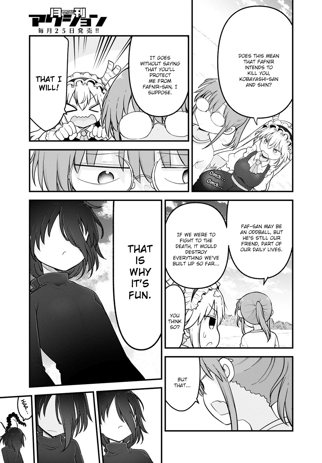 Miss Kobayashi's Dragon Maid: Ilulu Doesn't Understand Love chapter 141 page 9