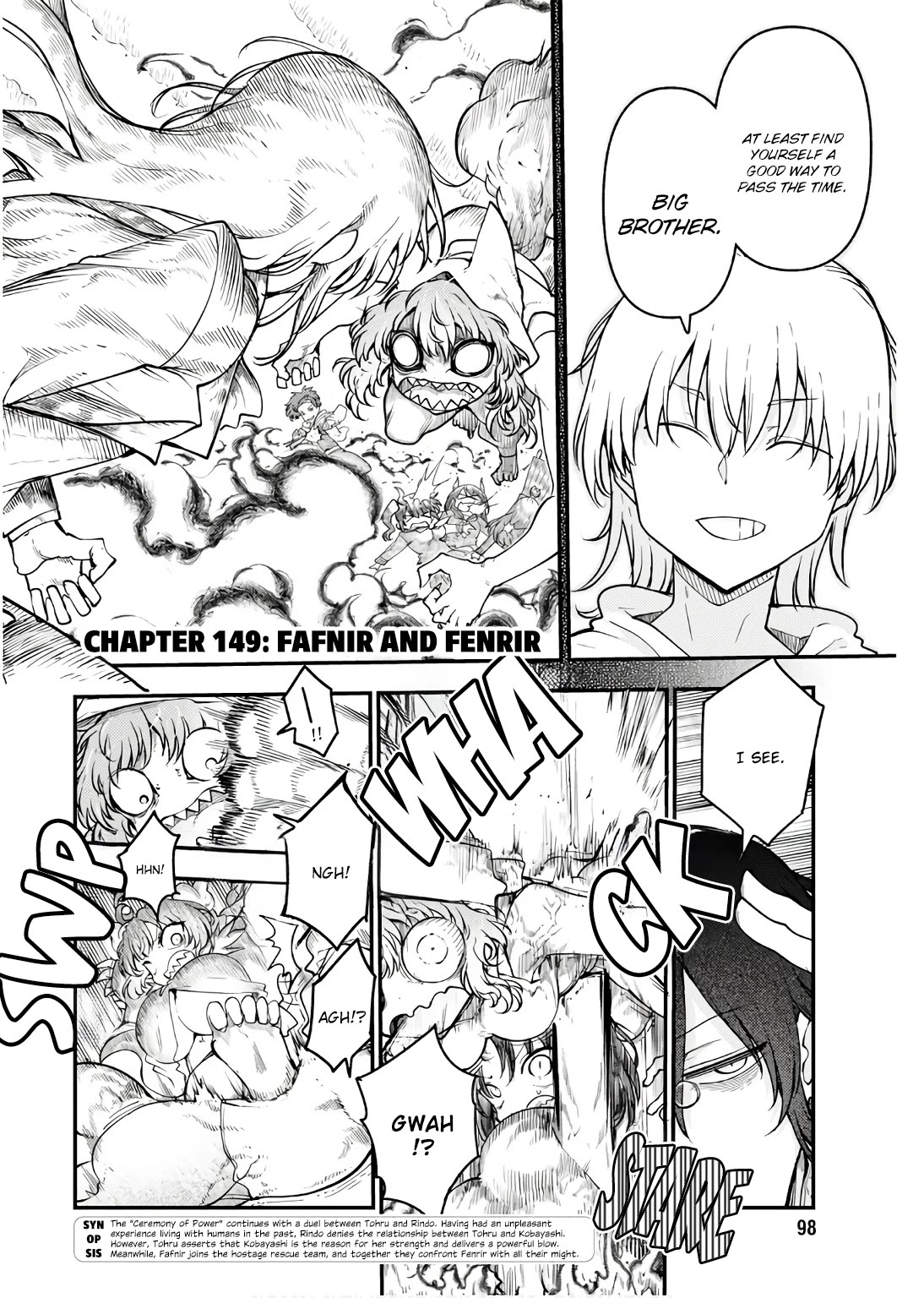 Miss Kobayashi's Dragon Maid: Ilulu Doesn't Understand Love chapter 149 page 2