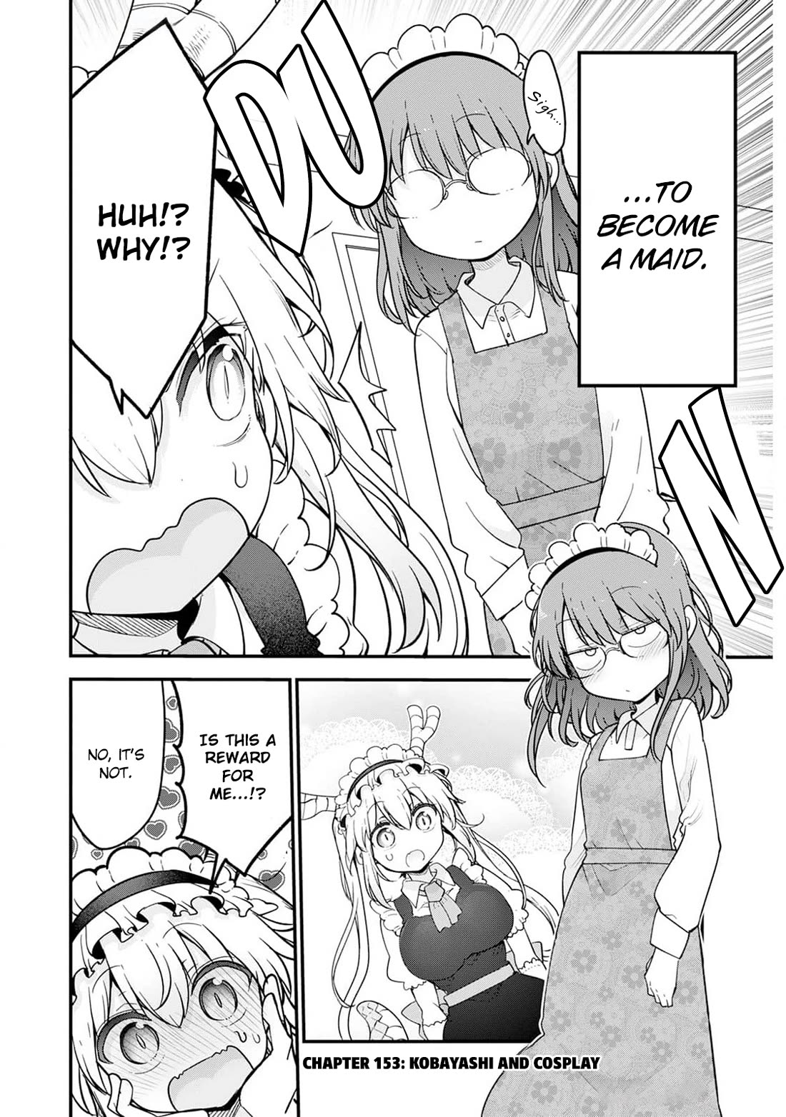 Miss Kobayashi's Dragon Maid: Ilulu Doesn't Understand Love chapter 153 page 2