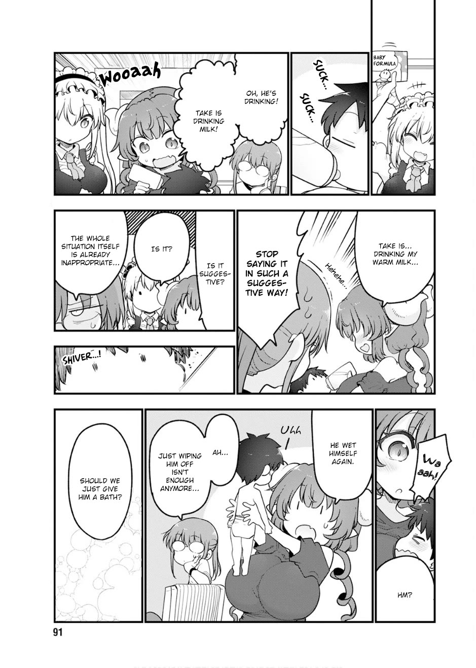 Miss Kobayashi's Dragon Maid: Ilulu Doesn't Understand Love chapter 156 page 9