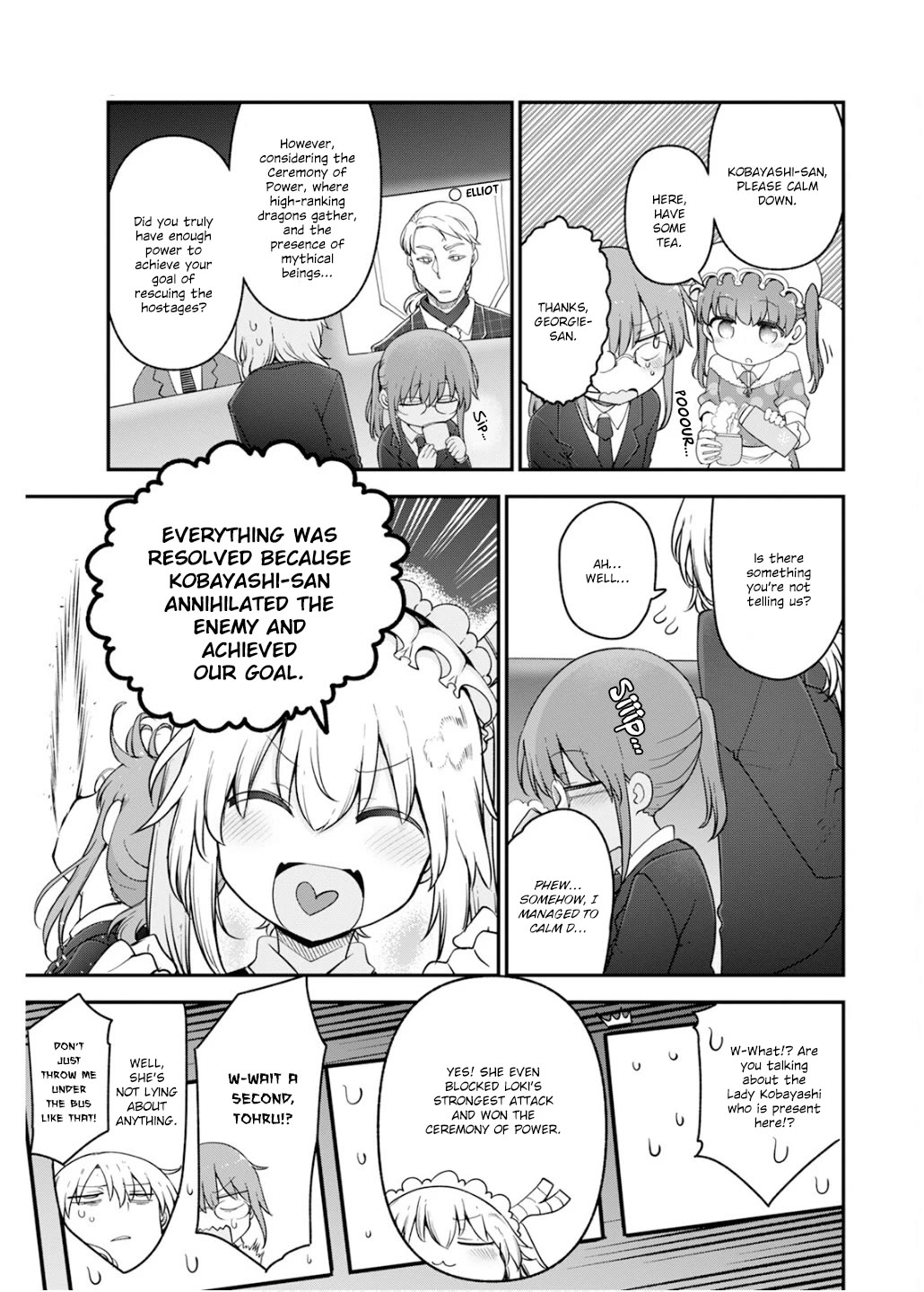 Miss Kobayashi's Dragon Maid: Ilulu Doesn't Understand Love chapter 158 page 9