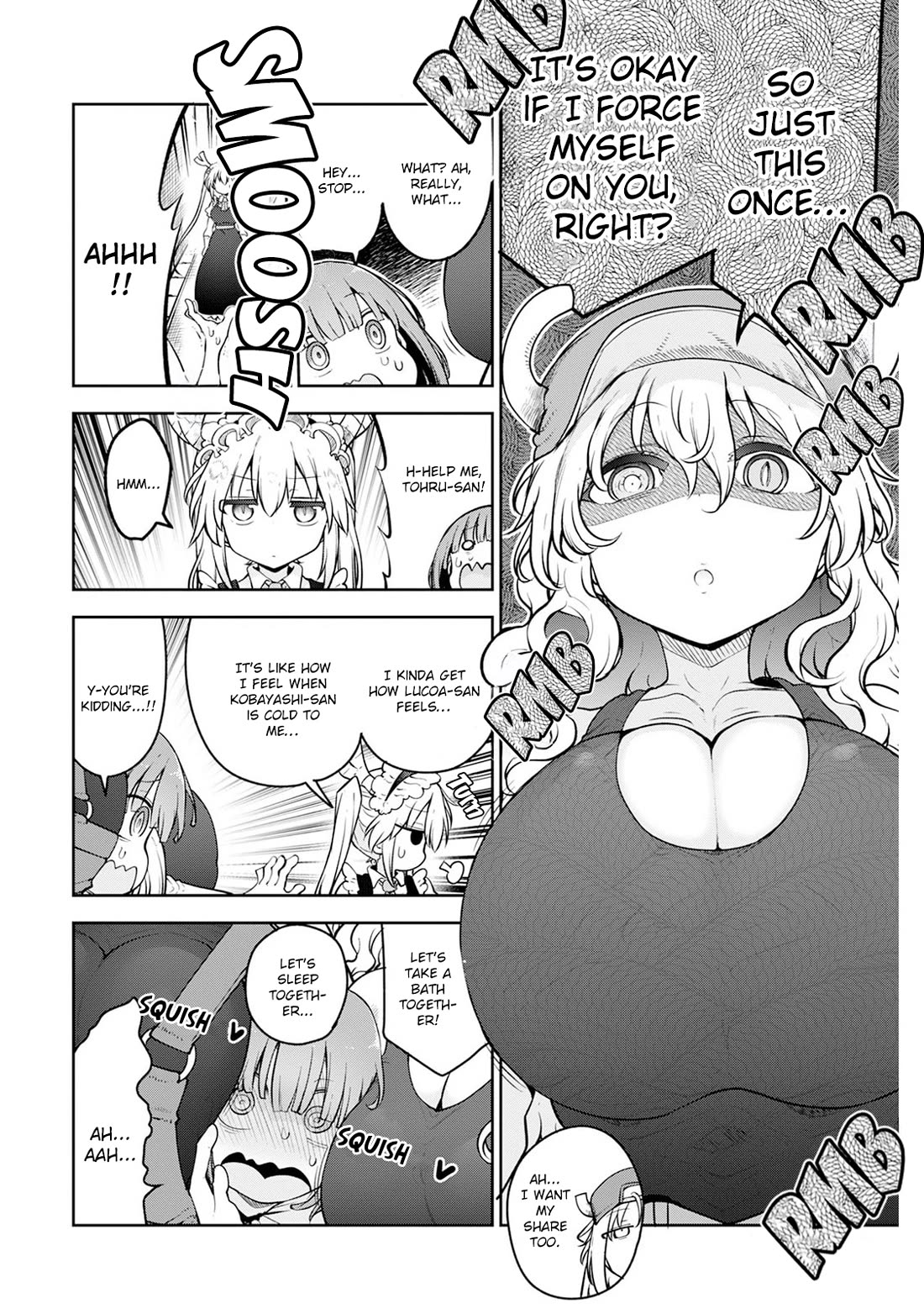 Miss Kobayashi's Dragon Maid: Ilulu Doesn't Understand Love chapter 159 page 12
