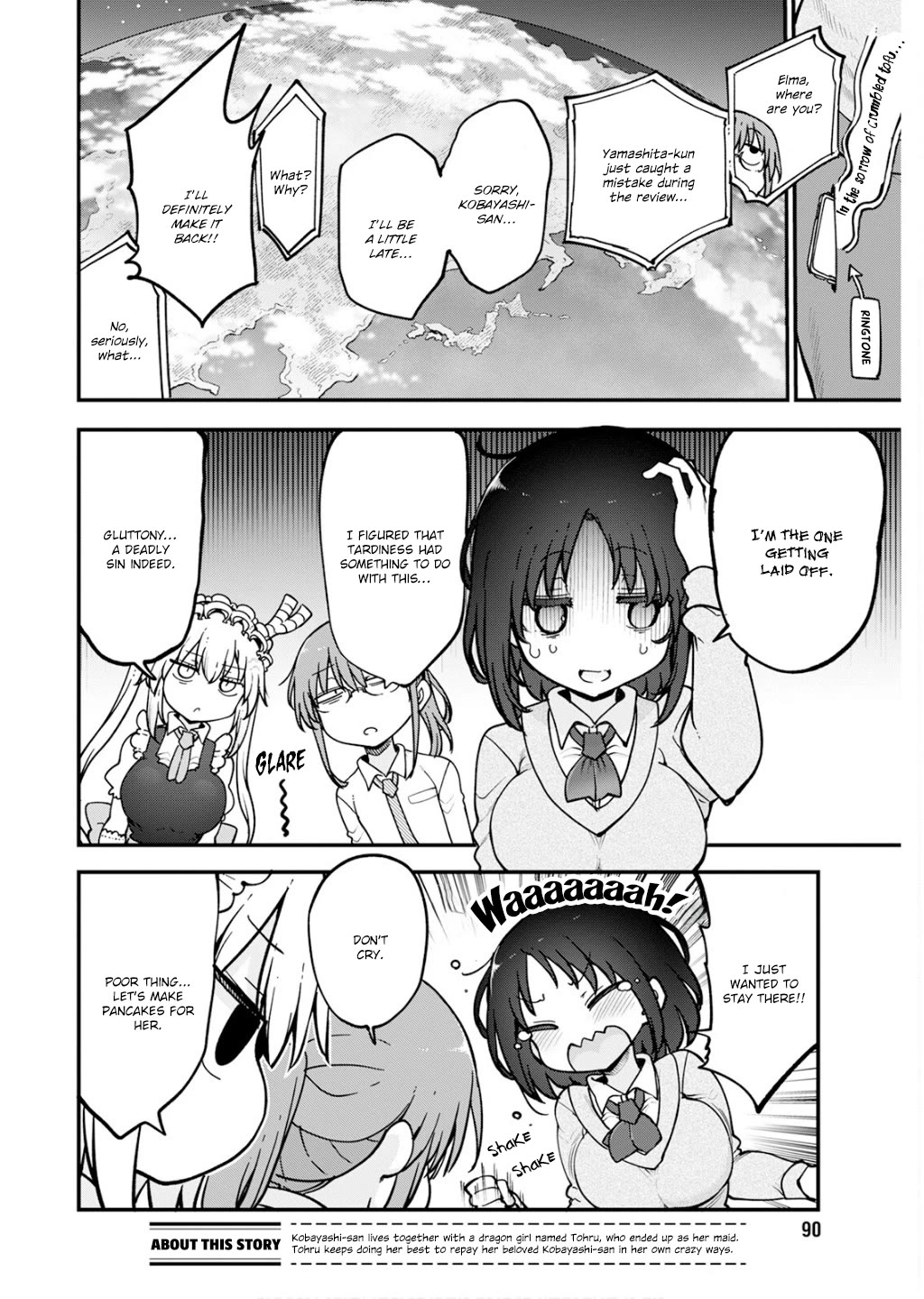 Miss Kobayashi's Dragon Maid: Ilulu Doesn't Understand Love chapter 161 page 4