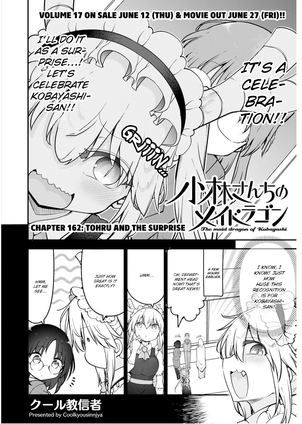 Miss Kobayashi's Dragon Maid: Ilulu Doesn't Understand Love chapter 162 page 2