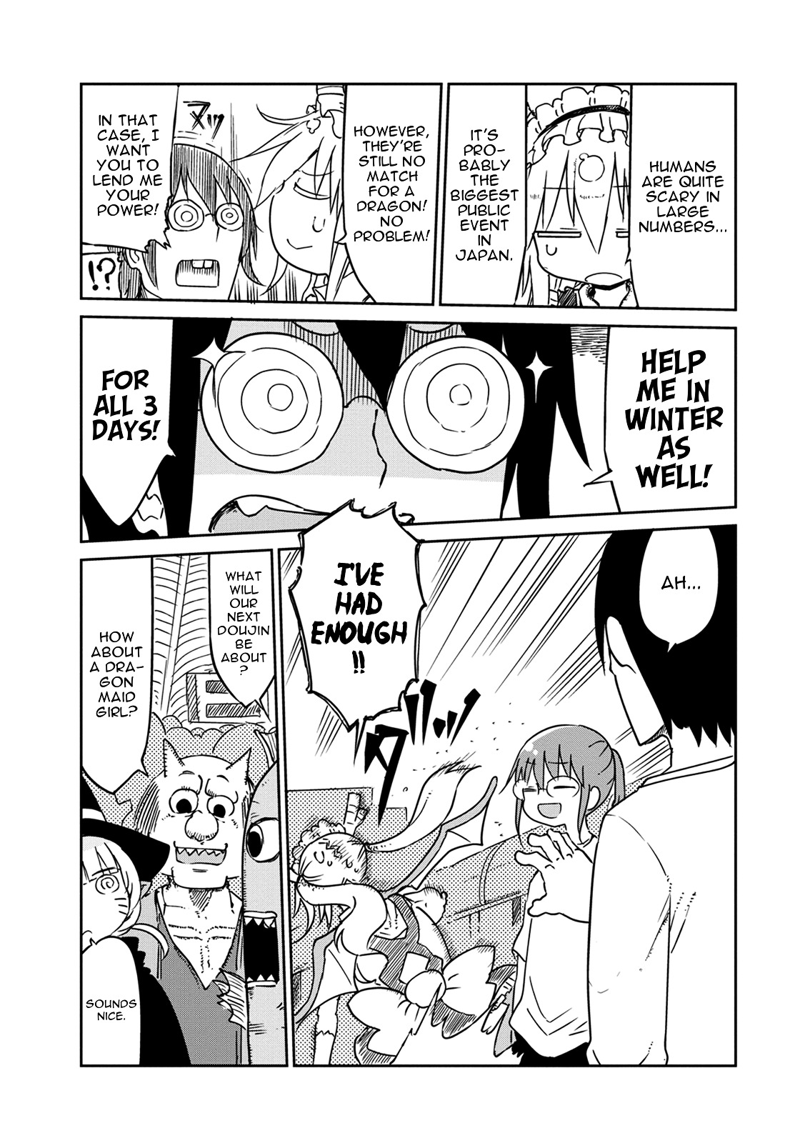 Miss Kobayashi's Dragon Maid: Ilulu Doesn't Understand Love chapter 17 page 13