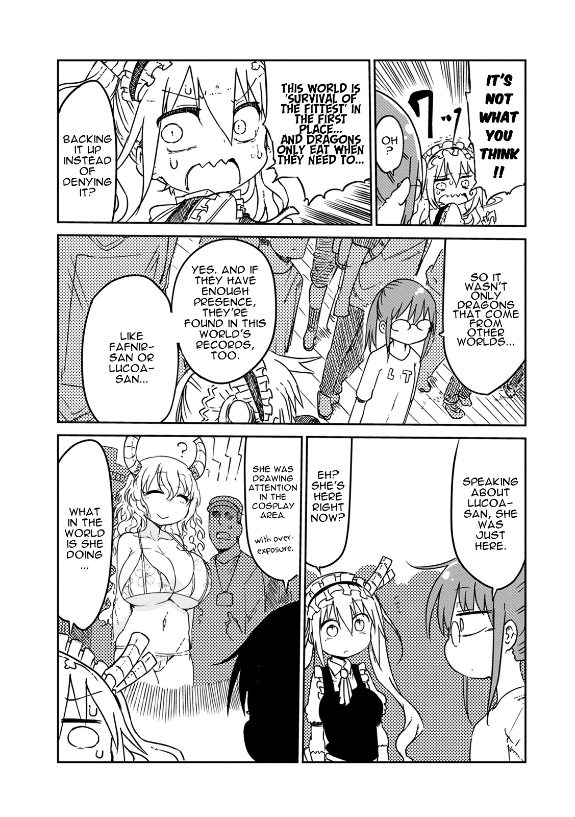 Miss Kobayashi's Dragon Maid: Ilulu Doesn't Understand Love chapter 17 page 9
