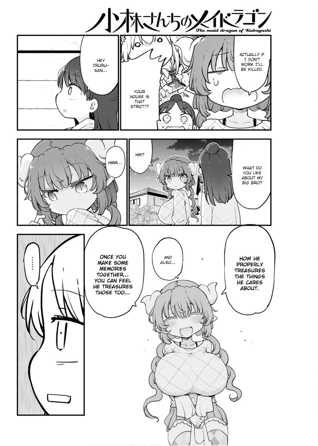 Miss Kobayashi's Dragon Maid: Ilulu Doesn't Understand Love chapter 172 page 12