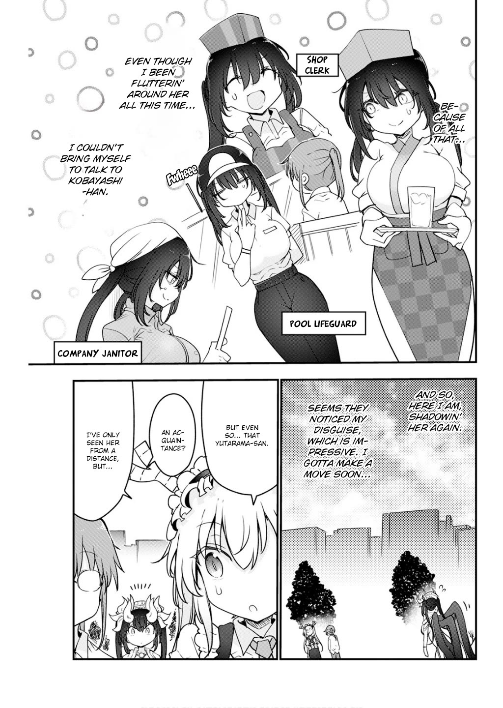 Miss Kobayashi's Dragon Maid: Ilulu Doesn't Understand Love chapter 174 page 7