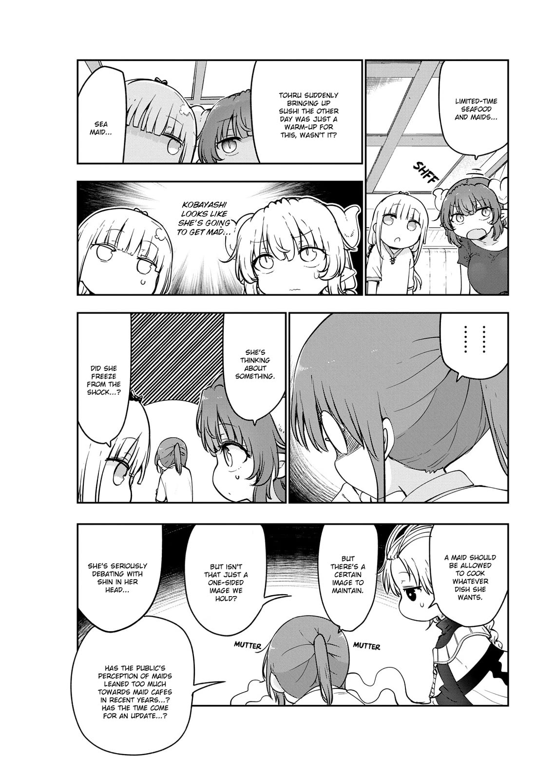 Miss Kobayashi's Dragon Maid: Ilulu Doesn't Understand Love chapter 180 page 3