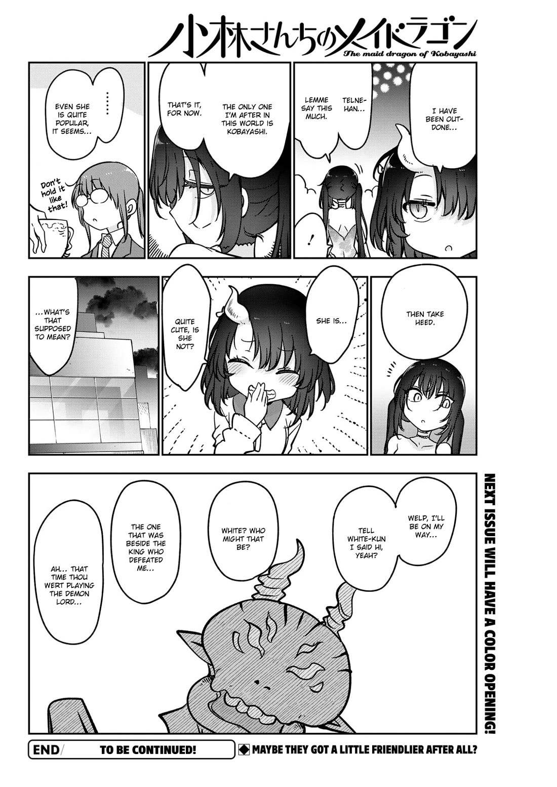 Miss Kobayashi's Dragon Maid: Ilulu Doesn't Understand Love chapter 181 page 14