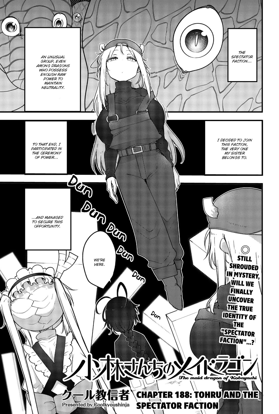 Miss Kobayashi's Dragon Maid: Ilulu Doesn't Understand Love chapter 188 page 1