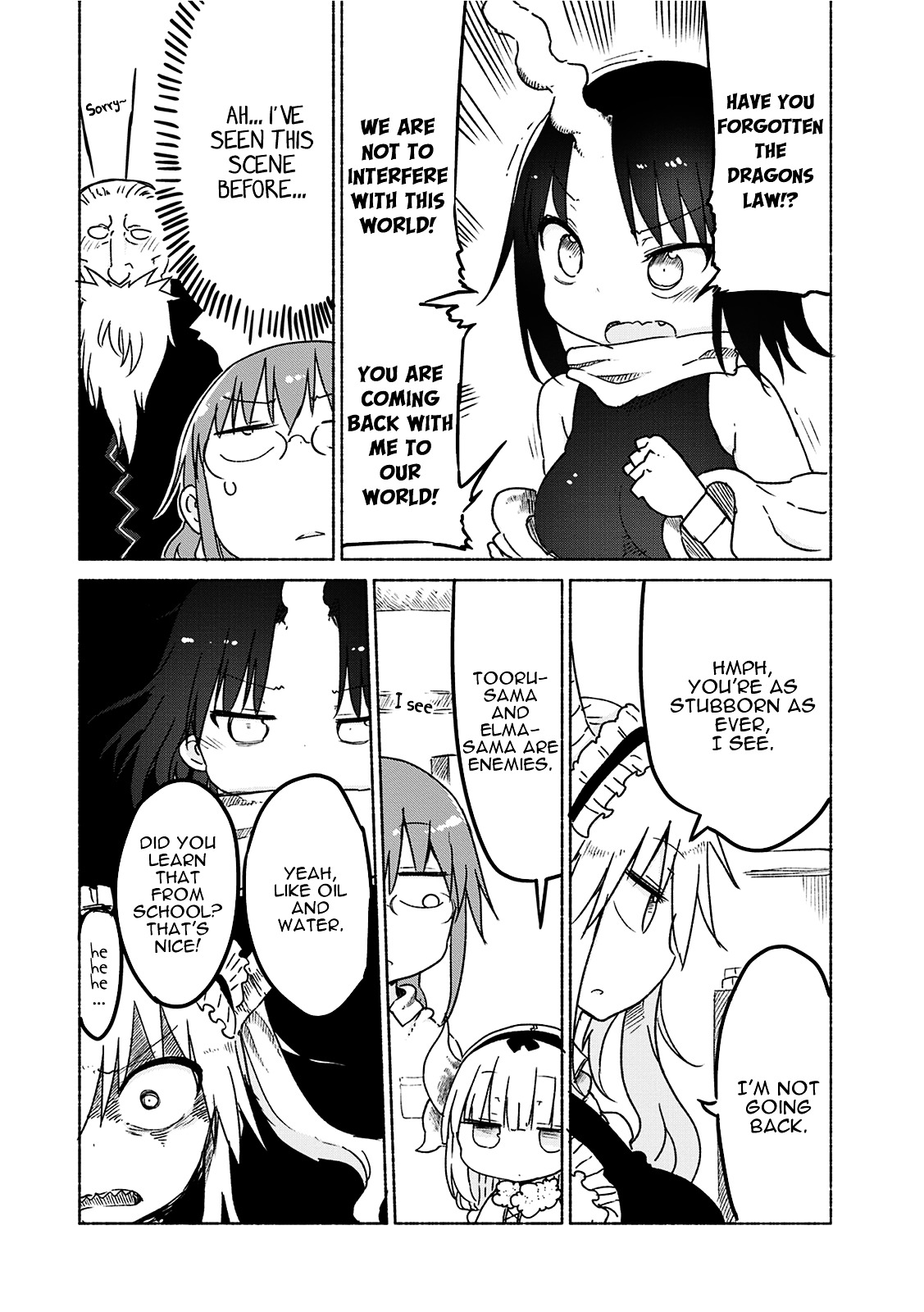 Miss Kobayashi's Dragon Maid: Ilulu Doesn't Understand Love chapter 24 page 4