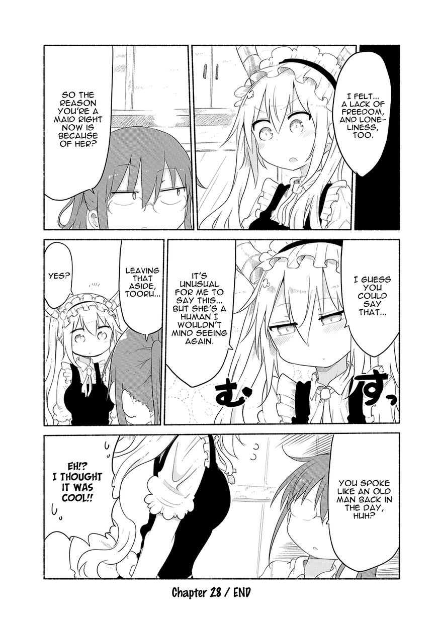 Miss Kobayashi's Dragon Maid: Ilulu Doesn't Understand Love chapter 28 page 13
