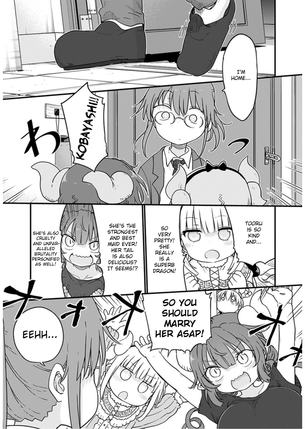 Miss Kobayashi's Dragon Maid: Ilulu Doesn't Understand Love chapter 97 page 9