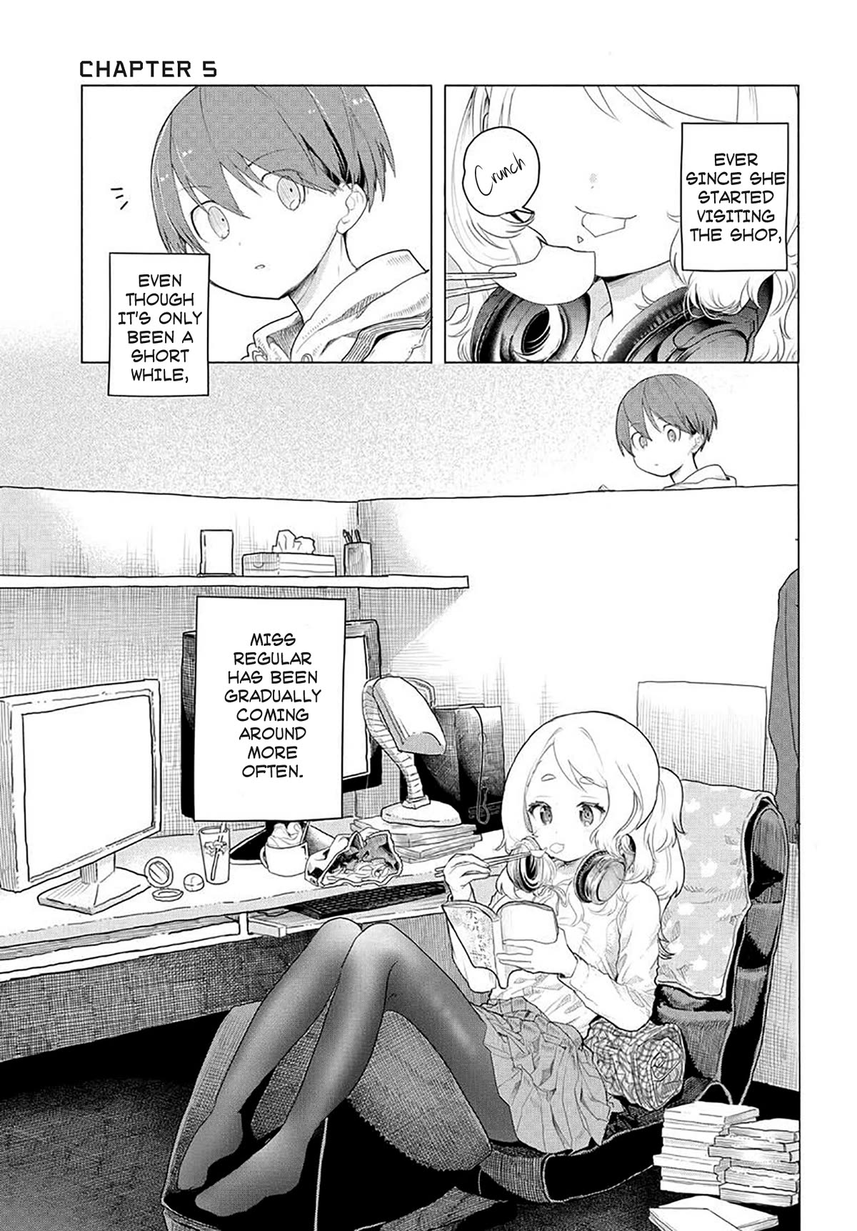 Miss Regular Customer Wants to Enjoy chapter 5 page 1