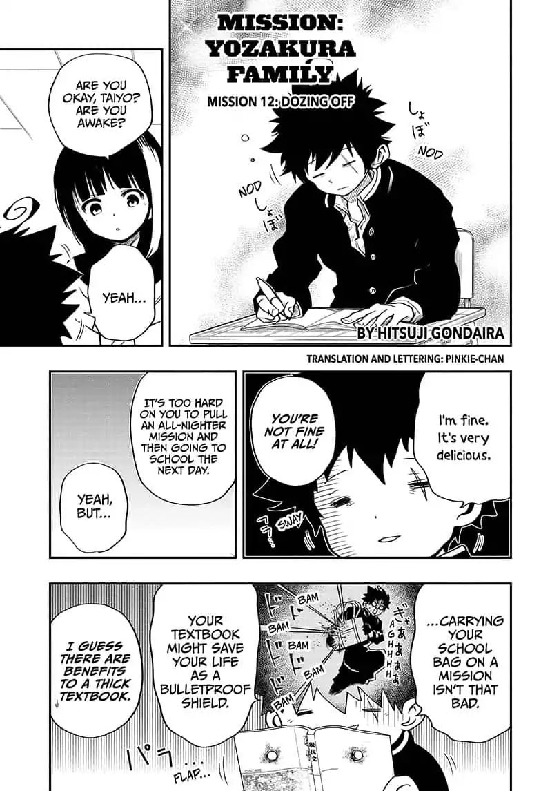 Mission: Yozakura Family chapter 12 page 1