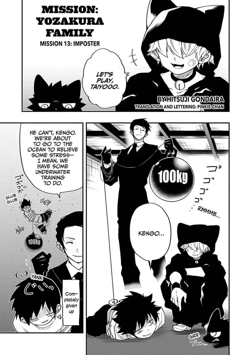 Mission: Yozakura Family chapter 13 page 1