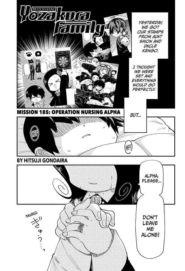 Mission: Yozakura Family chapter 185 page 1