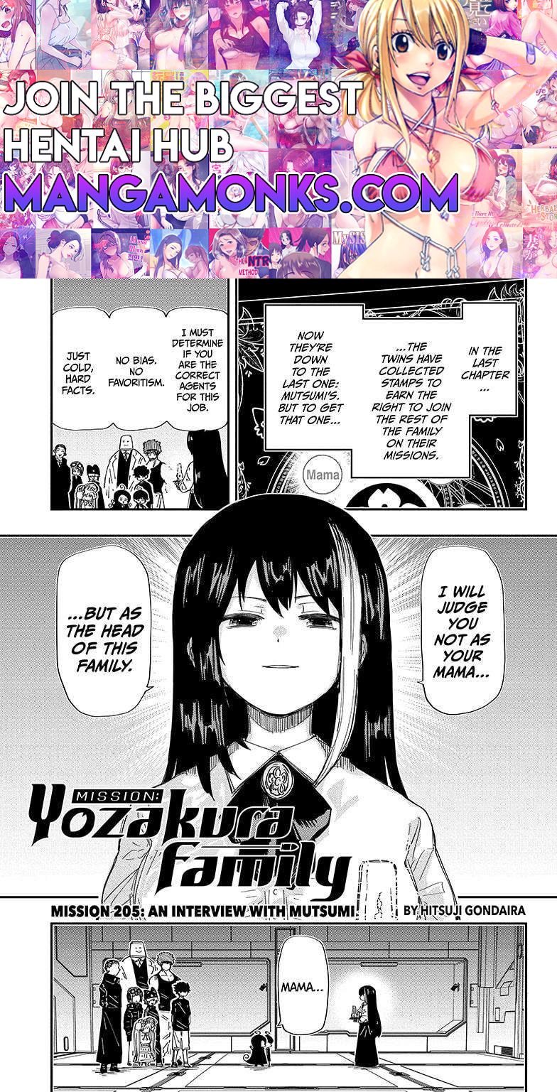 Mission: Yozakura Family chapter 205 page 1