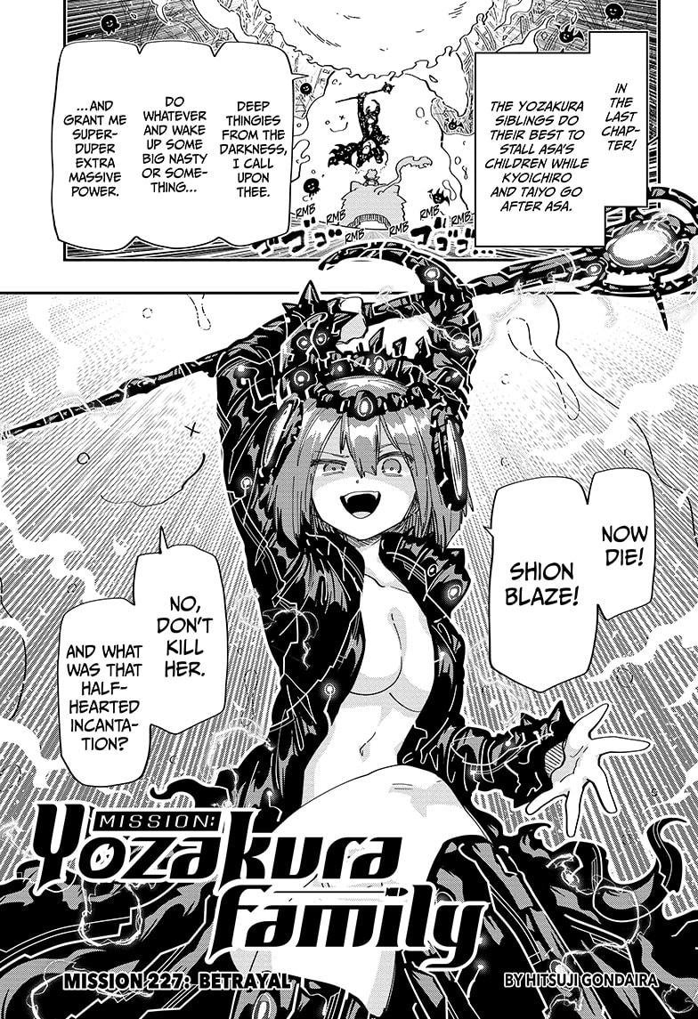 Mission: Yozakura Family chapter 227 page 1