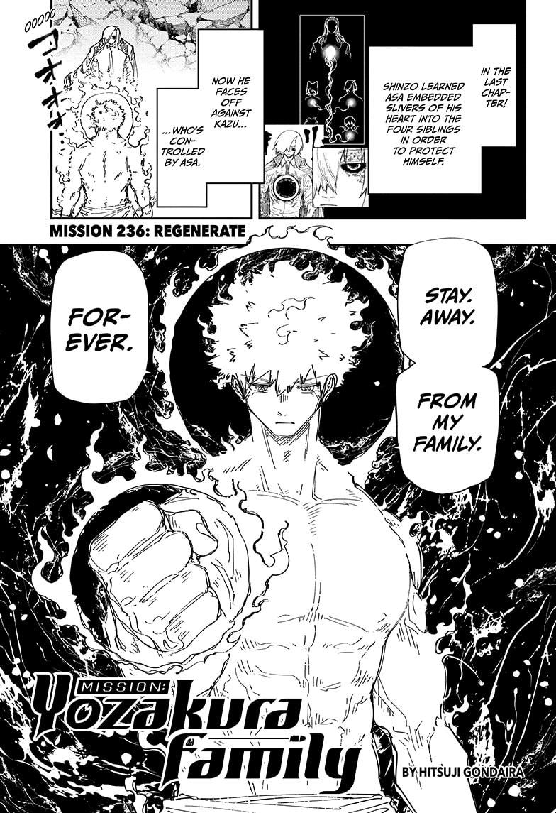 Mission: Yozakura Family chapter 236 page 1