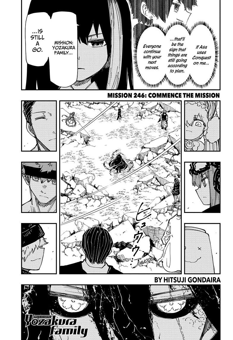 Mission: Yozakura Family chapter 246 page 1