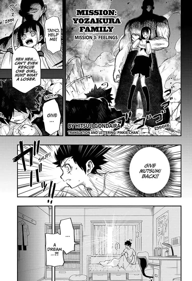 Mission: Yozakura Family chapter 3 page 1