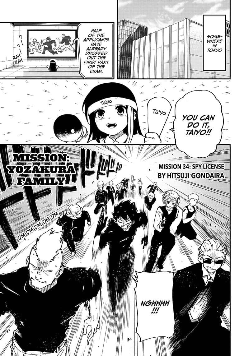 Mission: Yozakura Family chapter 34 page 1