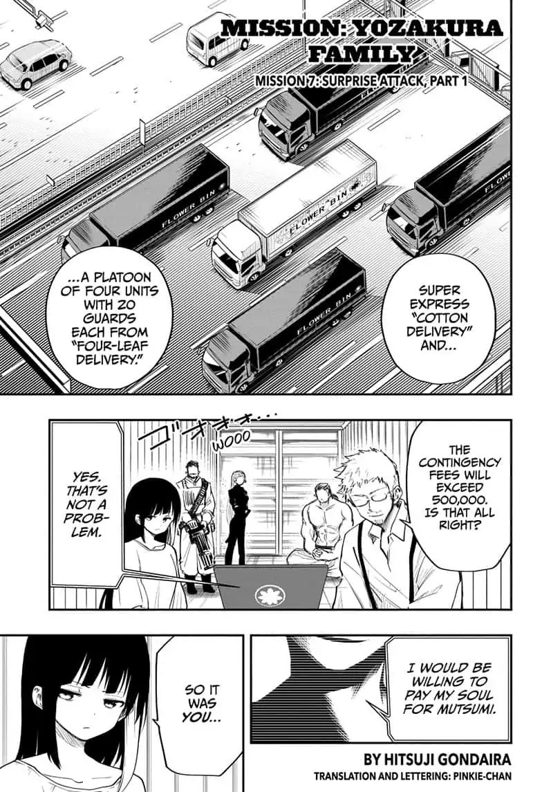 Mission: Yozakura Family chapter 7 page 1