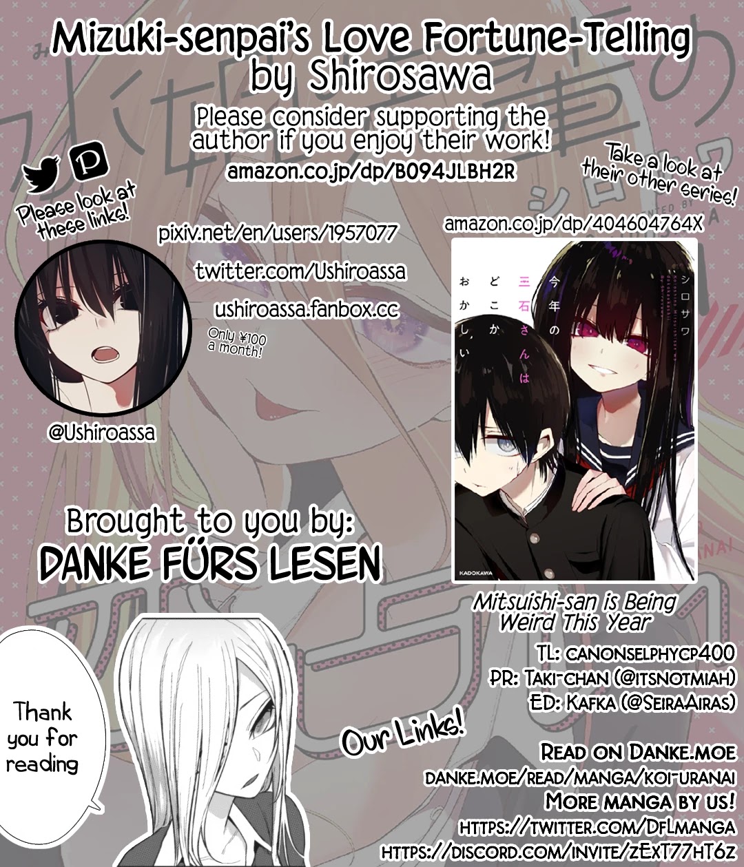Mizuki-senpai no Koi Uranai chapter 13 page 16