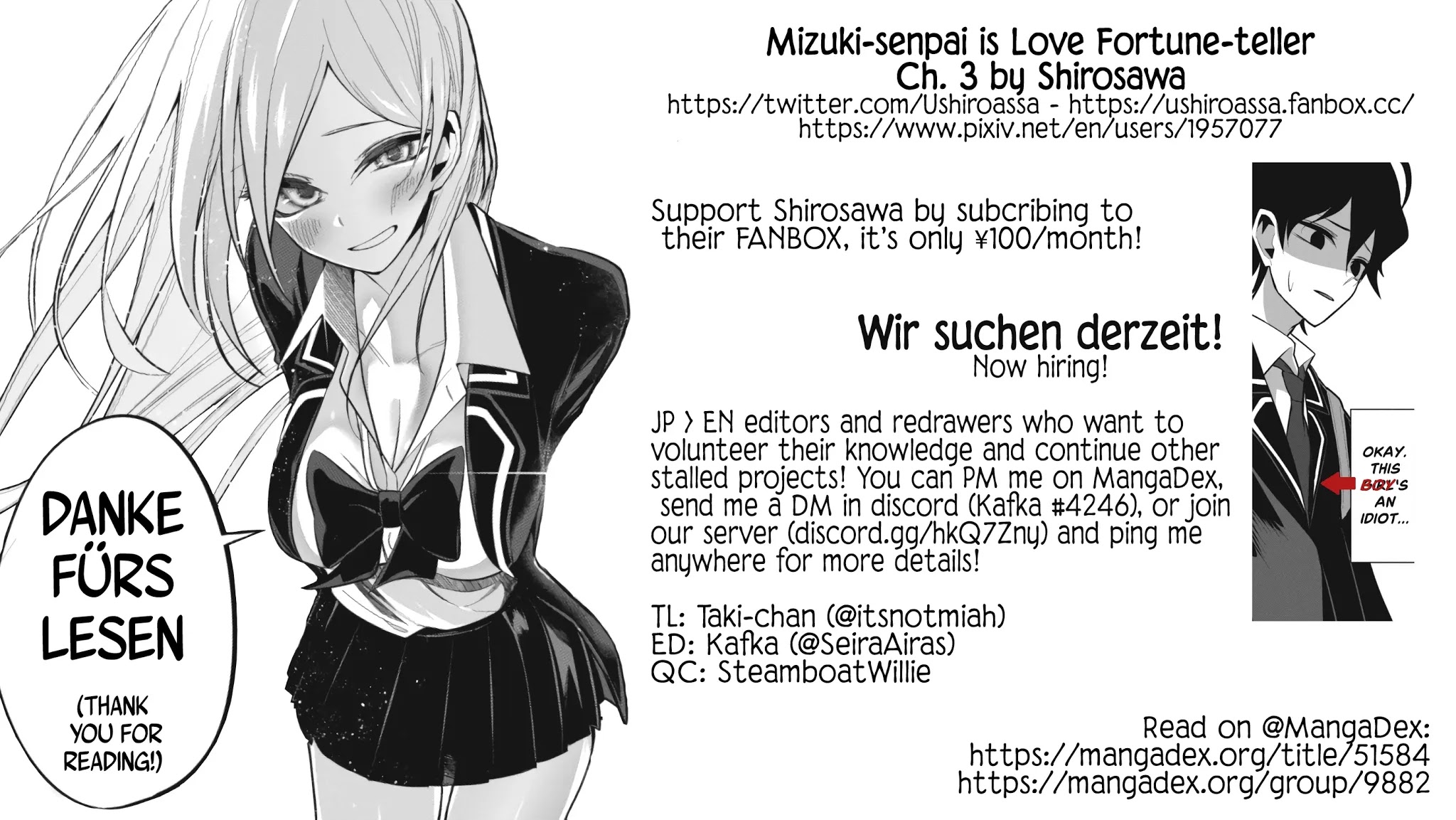 Mizuki-senpai no Koi Uranai chapter 3 page 18