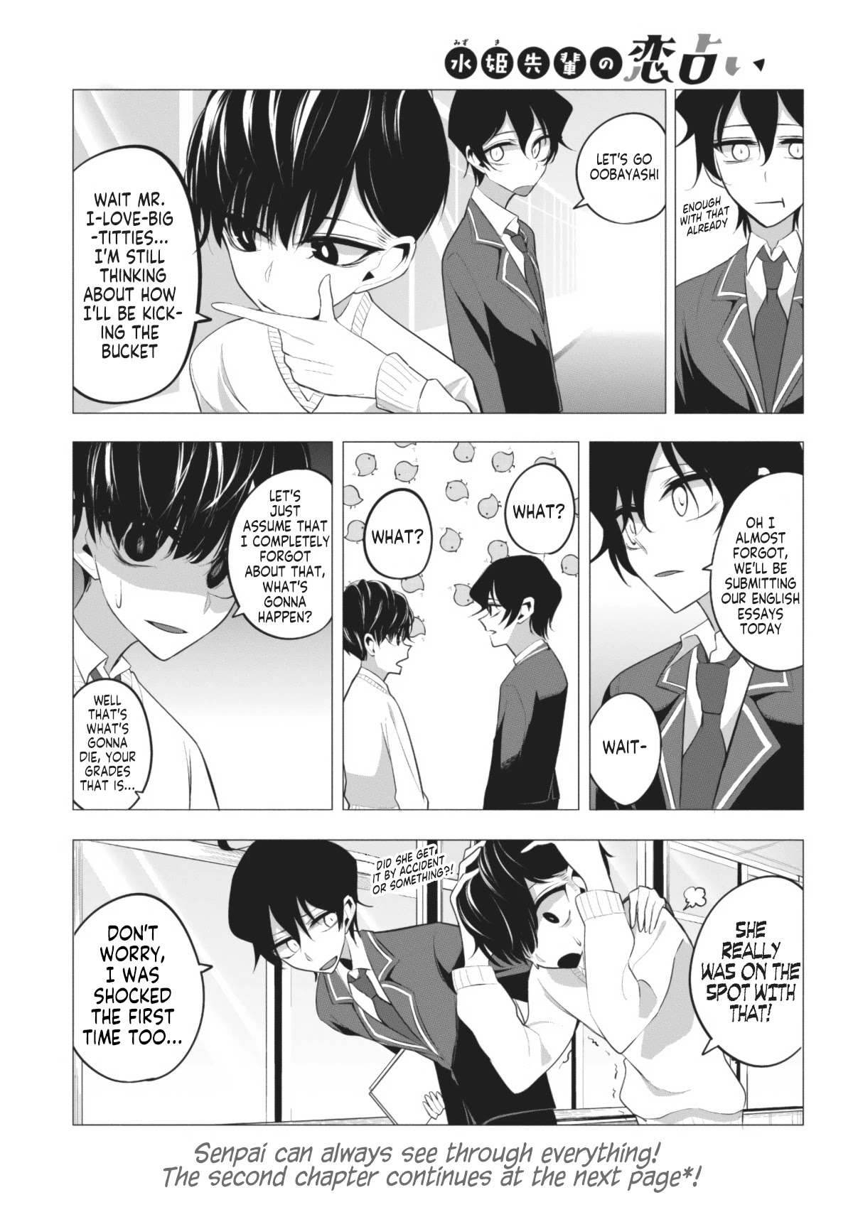 Mizuki-senpai no Koi Uranai chapter 4 page 14