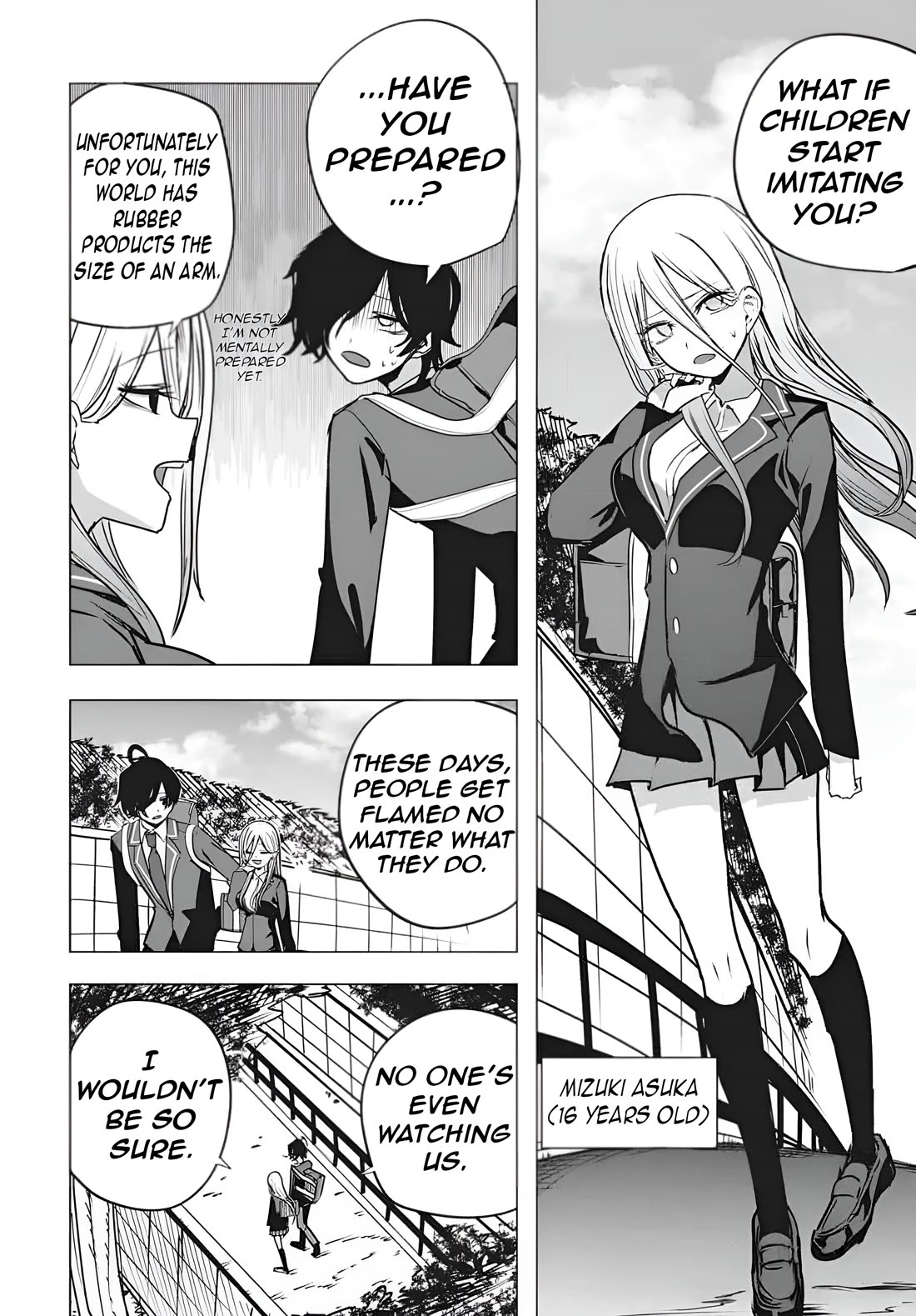 Mizuki-senpai no Koi Uranai chapter 54 page 4