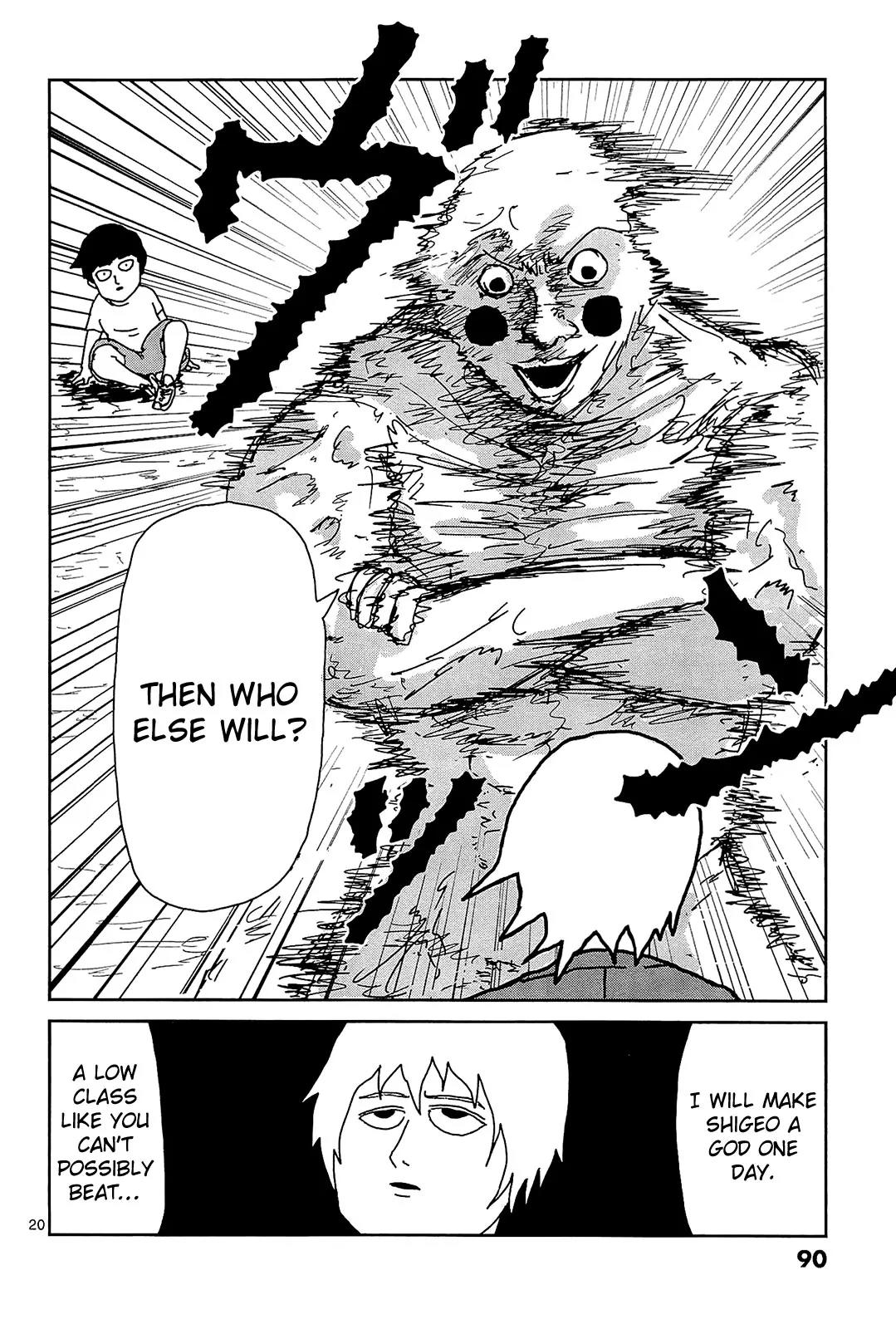 Mob Psycho 100 chapter 14 page 20